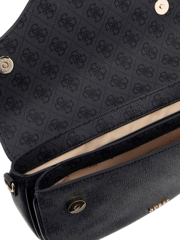 Guess 100% Polyurethane shoulder bag in black