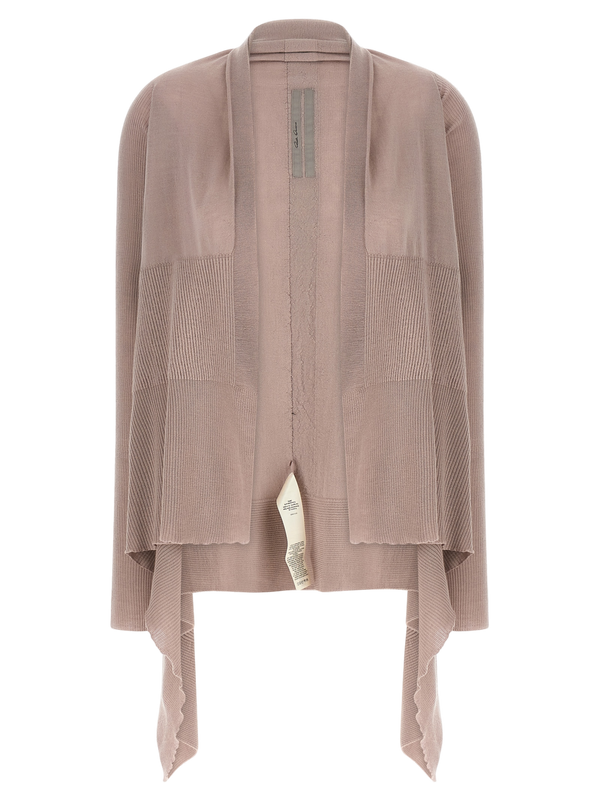 Rick Owens 100% Cotton cardigan in pink