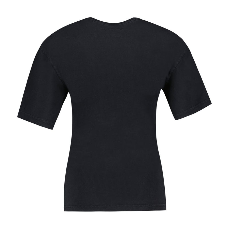Courreges cotton t-shirt in black