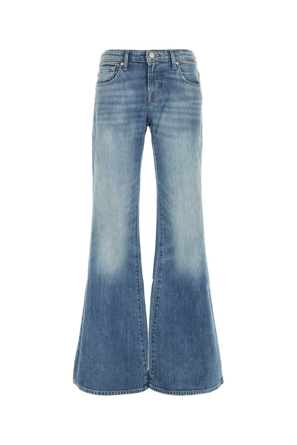 Jeans Low Flare Azzurro