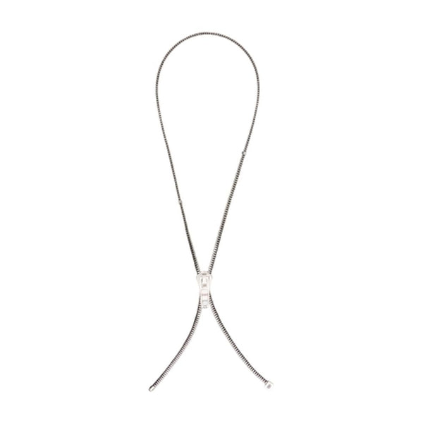 Balenciaga metal necklace in silver