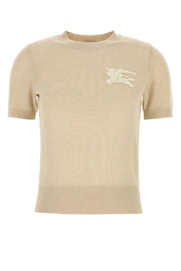 Burberry 50% Wool 47% Cotton 3% Nylon sweater in beige