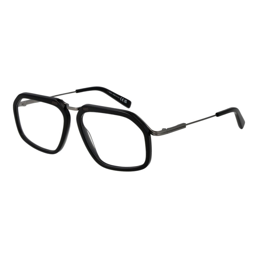 Black Metal Glasses (frames) Accessory