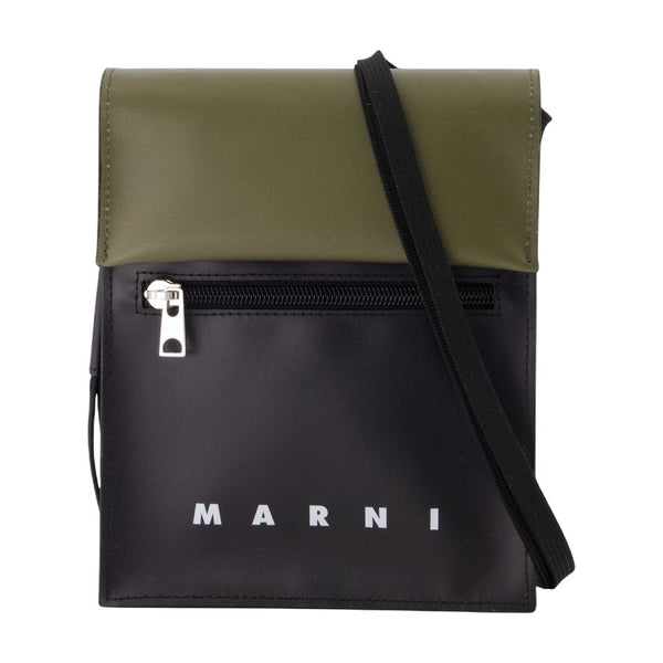 Marni synthetic crossbody bag in black