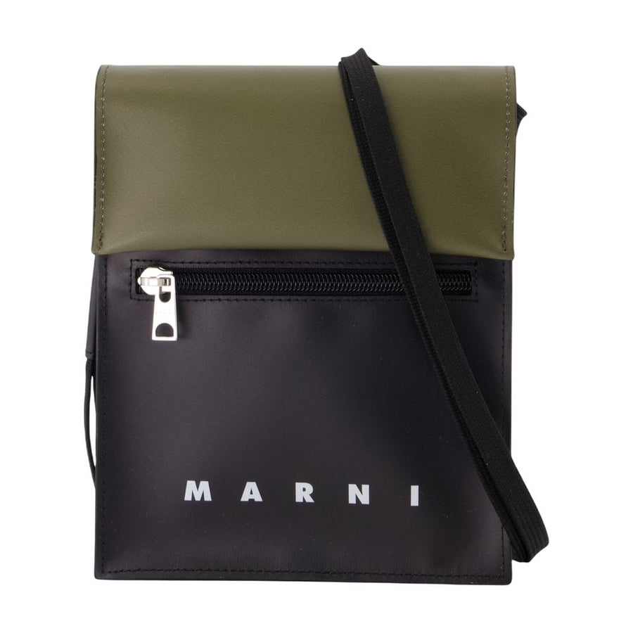 Marni synthetic crossbody bag in black
