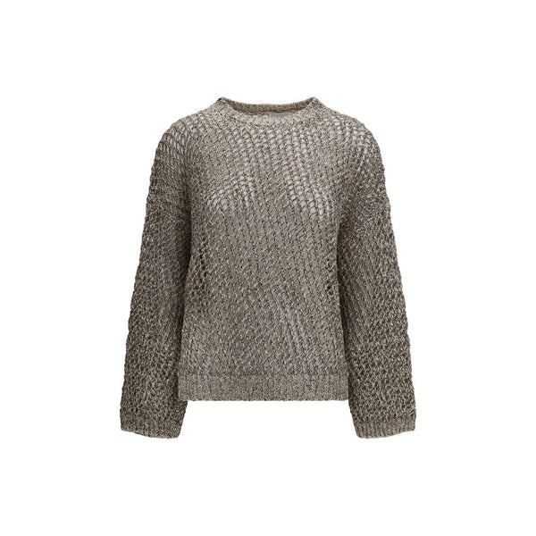 Beige Silk Sweatshirt Clothing
