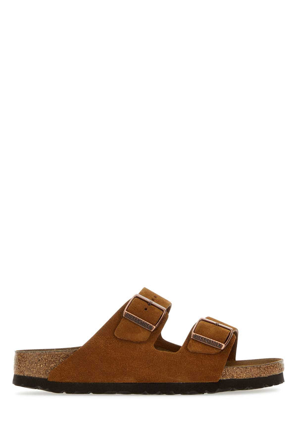 Biscuit Suede Arizona Bs Slippers Mink