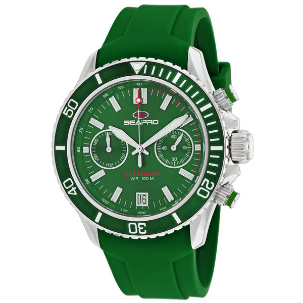Seapro Stainless steel case watch in green