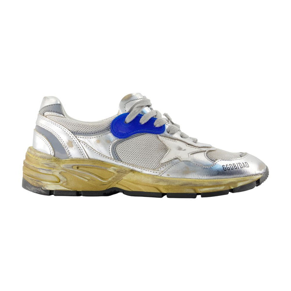 Golden Goose Deluxe Brand Calfskin sneaker in silver