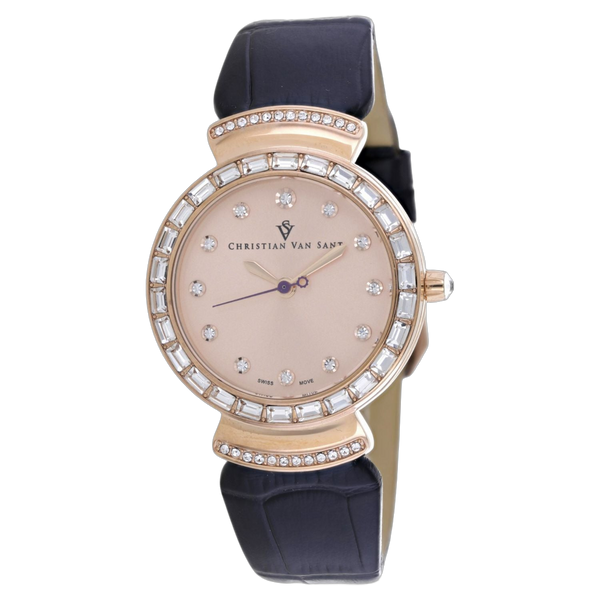 Christian Van Sant Stainless steel case watch in rose gold