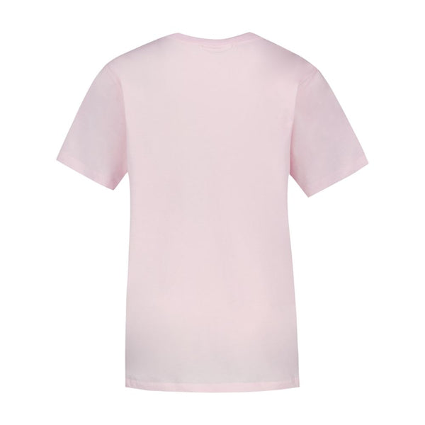 Ganni cotton t-shirt in pink