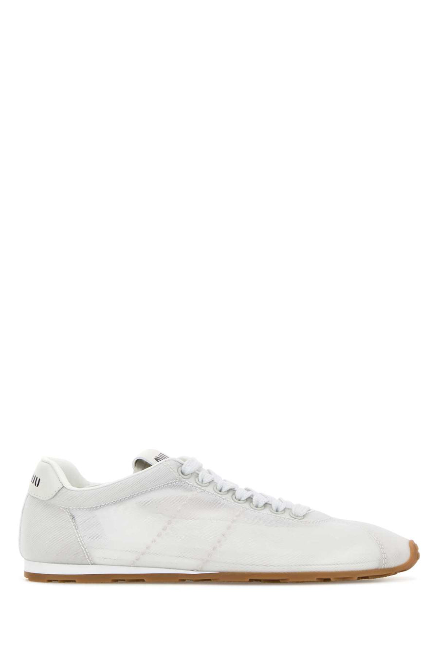 White Mesh Sneakers Bianco