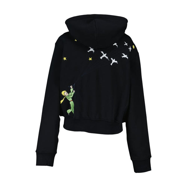3.Paradis cotton hoodie in black