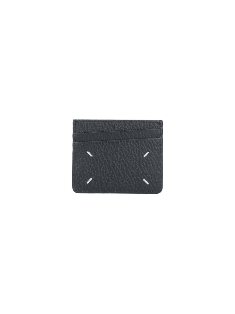 Maison Margiela 100% Bovine Leather card case in black