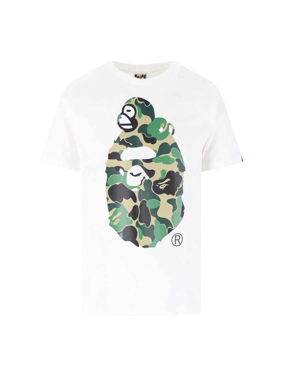 Bape 100% cotton t-shirt in white