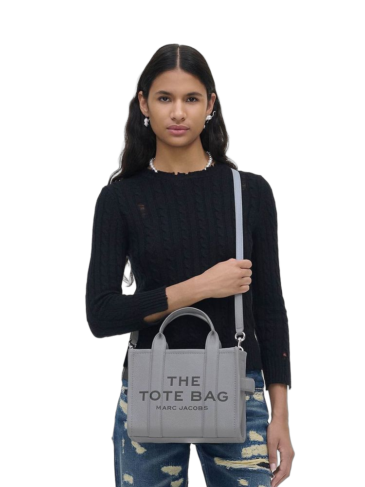 Marc Jacobs 100% Cow Leather tote bag in gray