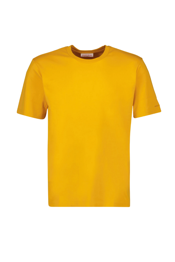 Orlebar Brown 100% Cotton t-shirt in yellow