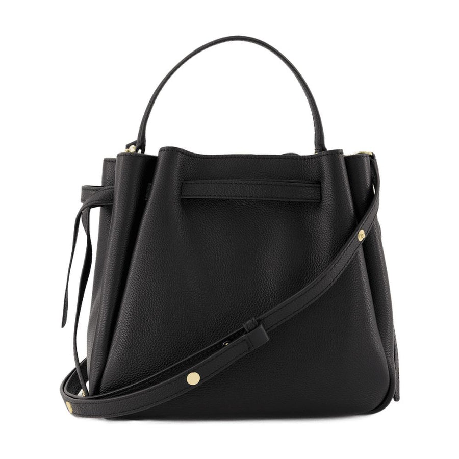Tory Burch calfskin shoulder bag in black