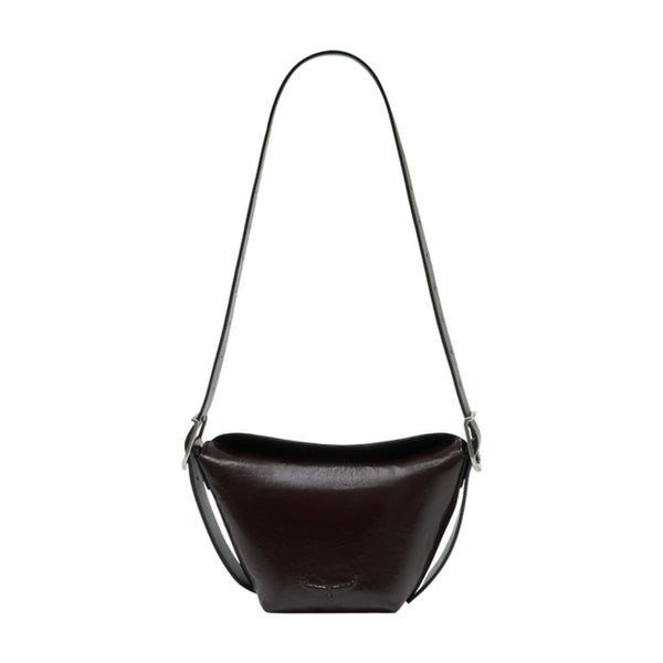 Zadig & Voltaire Calfskin shoulder bag in brown