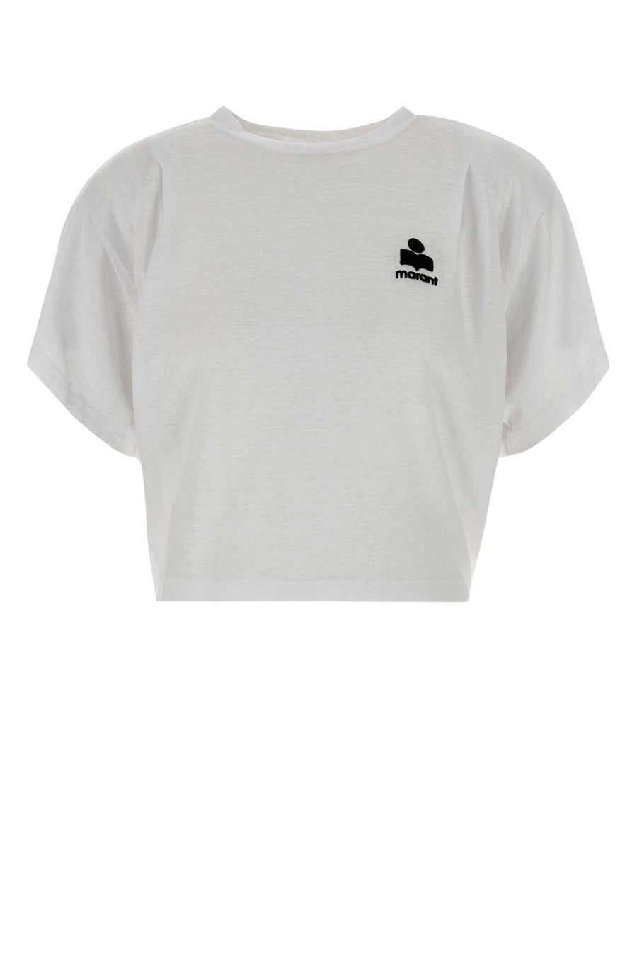 Isabel Marant Etoile Exterior: 100% Linen t-shirt in white