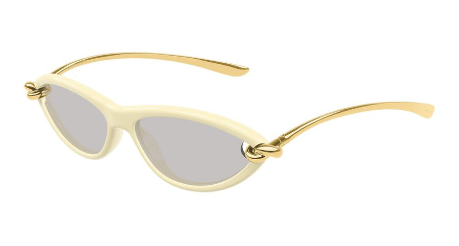 Bottega Veneta BV1390S Injection-molded plastic frame; bio-nylon lenses sunglasses in beige