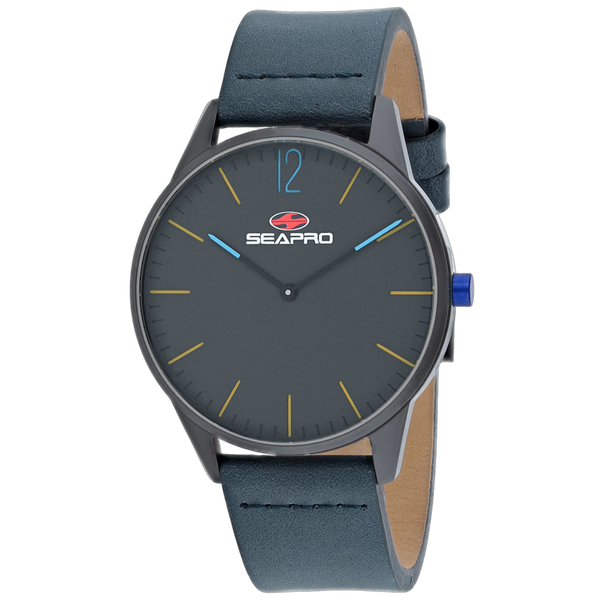 Seapro Stainless steel case watch in black