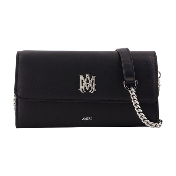 Amiri calfskin crossbody bag in black