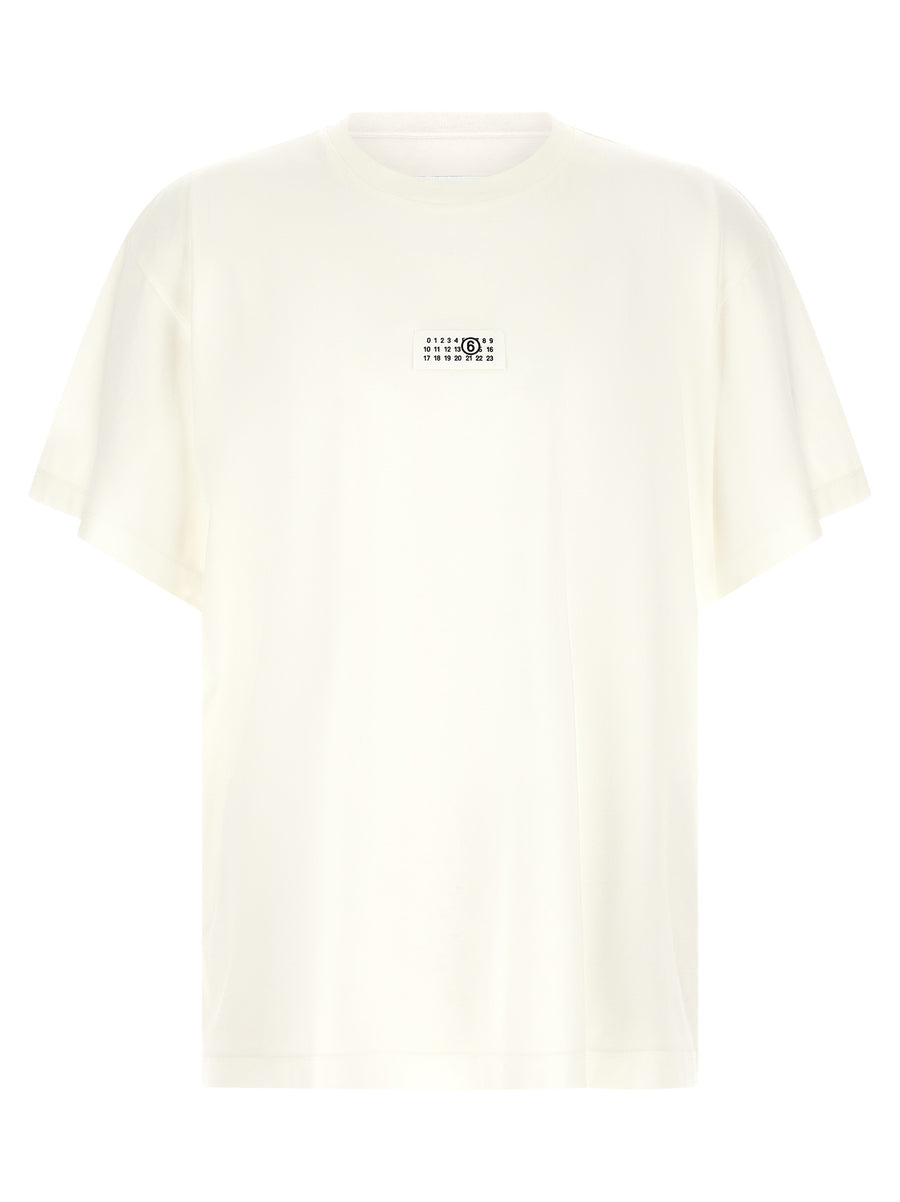 MM6 Maison Margiela 100% cotton t-shirt in white
