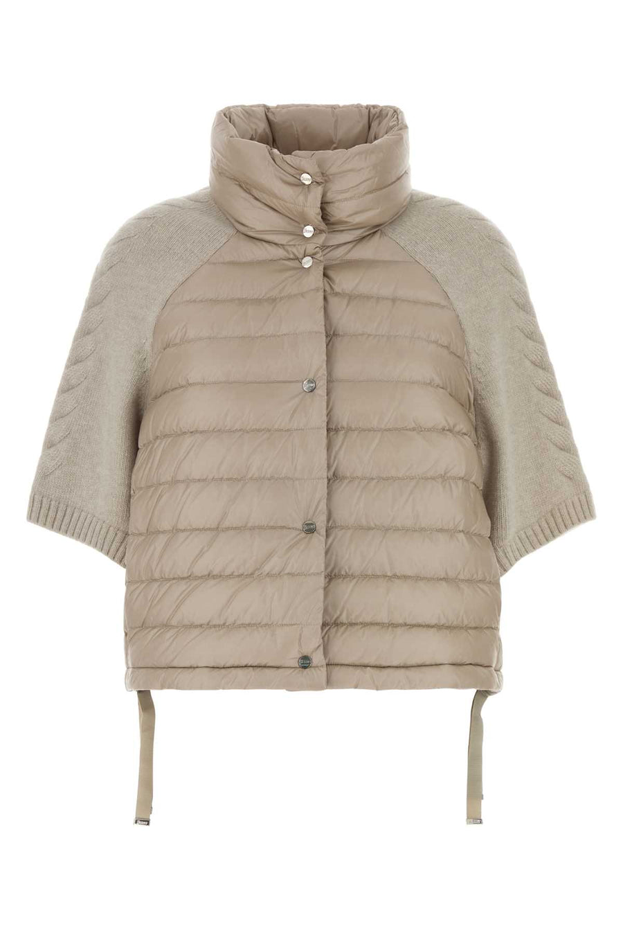 Herno Tricot Exterior 1: 100% Nylon down jacket in beige