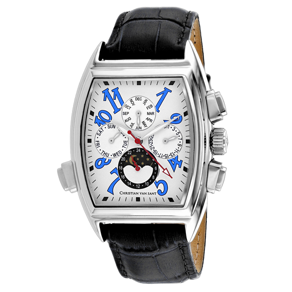 Christian Van Sant Stainless steel case watch in white
