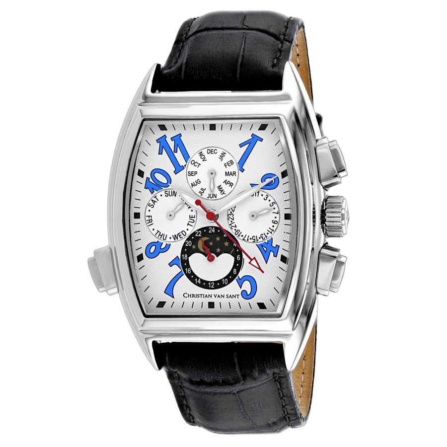Christian Van Sant Stainless steel case watch in white