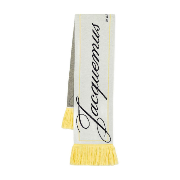 Jacquemus Wool scarf in yellow