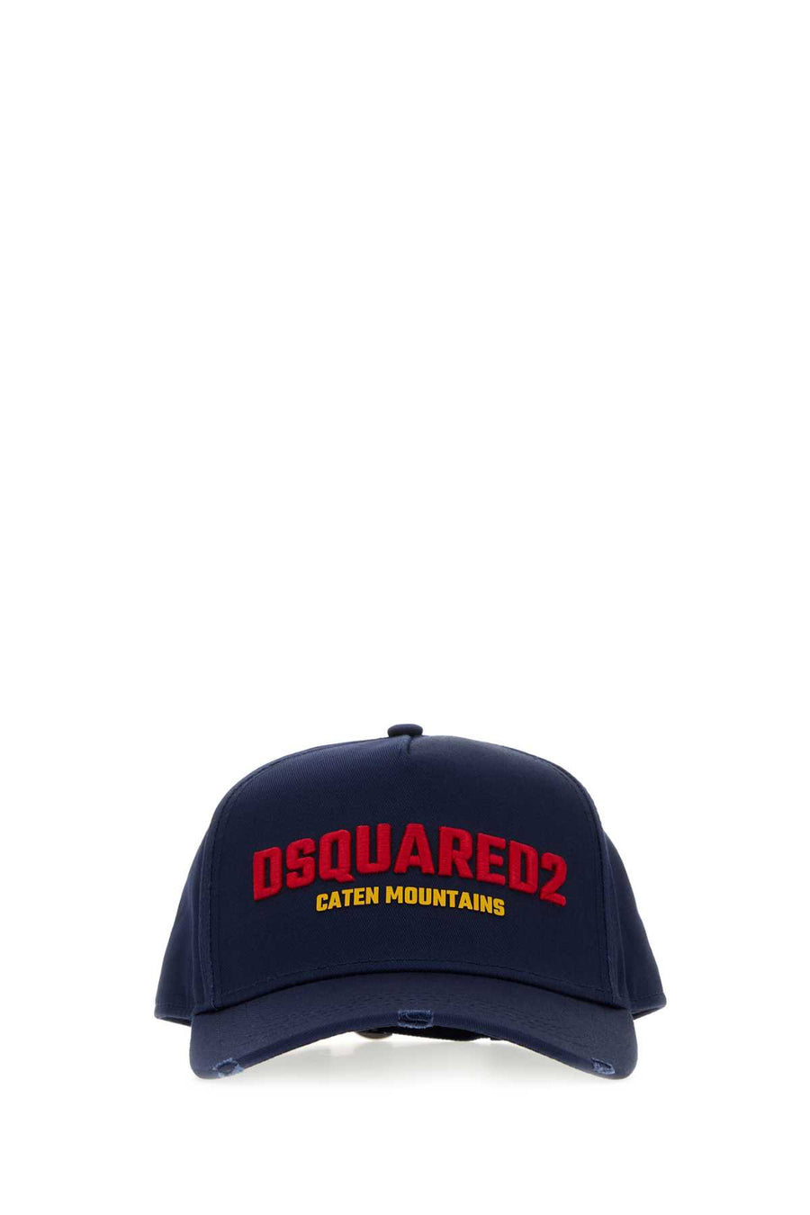 Navy Blue Gabardine Baseball Cap Exterior: Cotton Cappelli