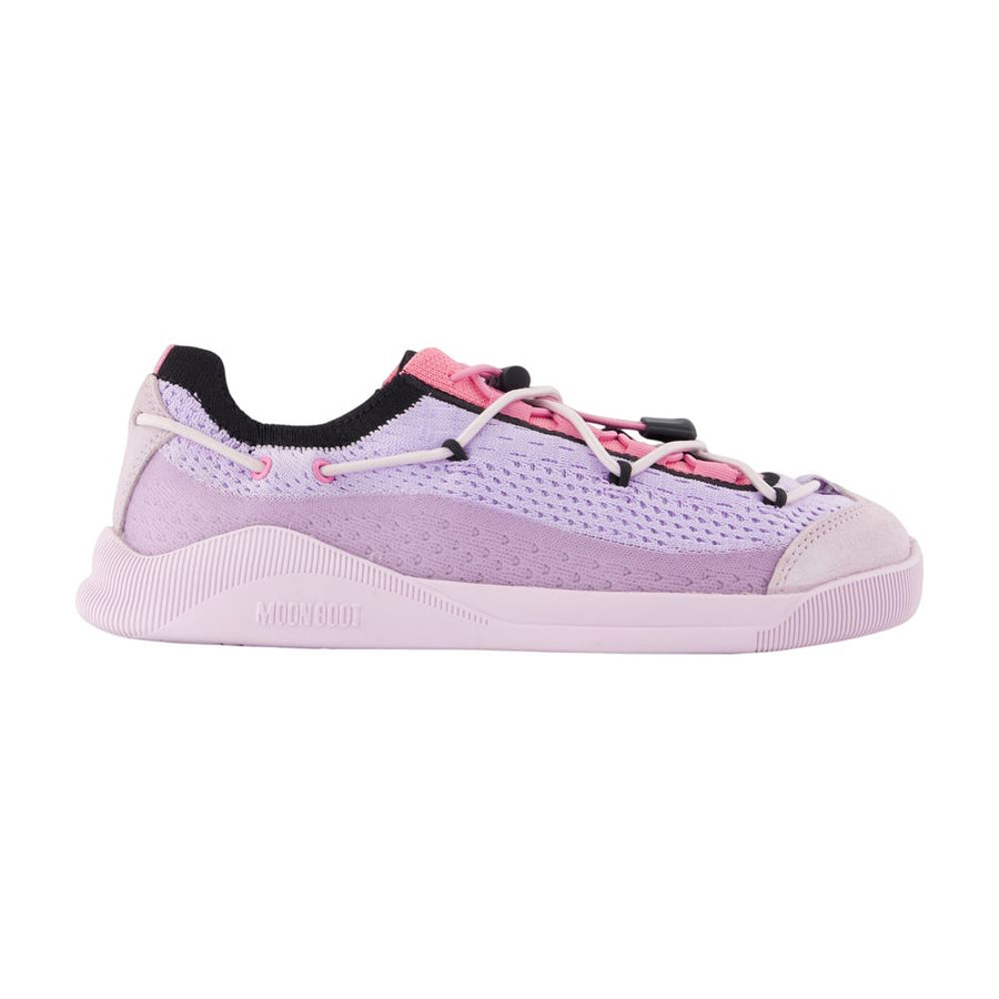 Moon Boot Calfskin sneaker in purple