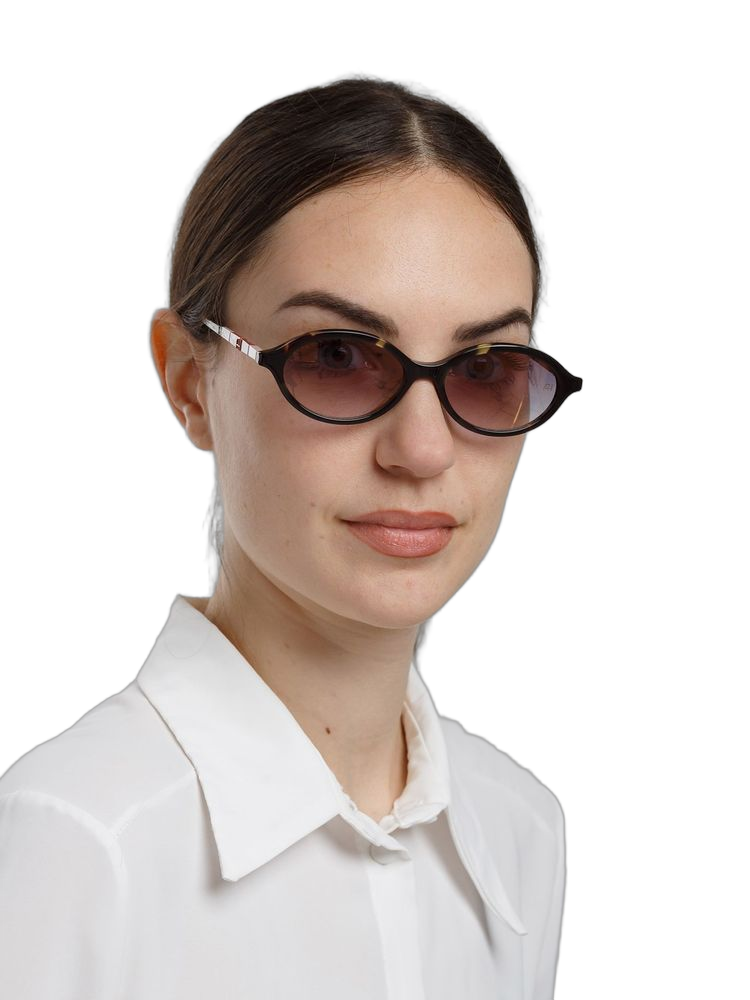 Ana Hickmann AH9539 Acetate frame sunglasses in tortoiseshell