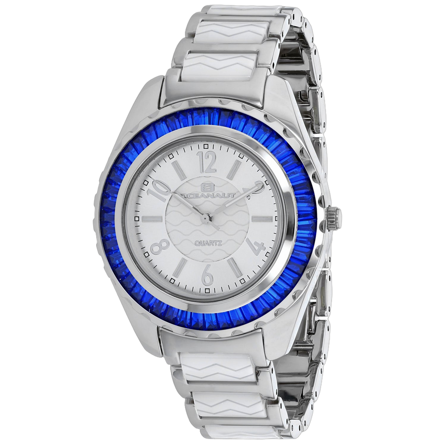 Oceanaut Stainless steel case and bracelet watch in silver