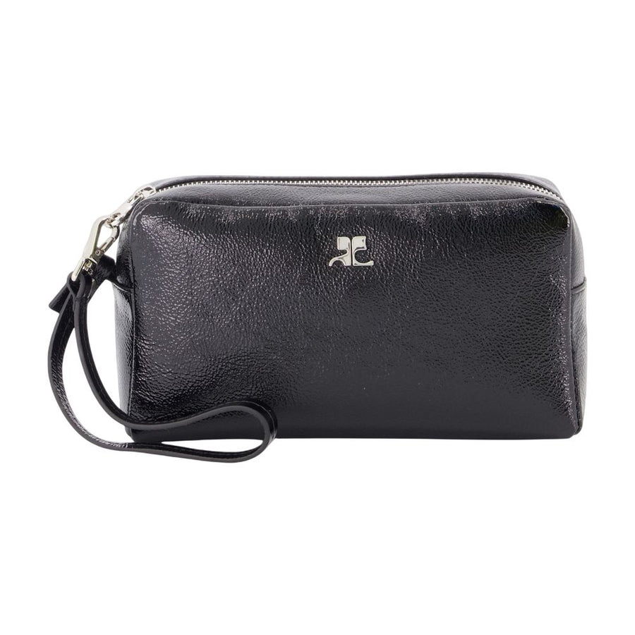 Courreges Leather wallet in black