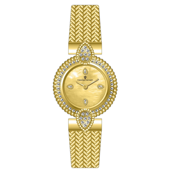 Christian Van Sant watch in gold
