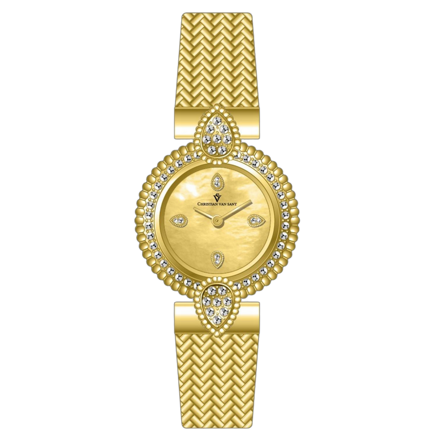 Christian Van Sant watch in gold