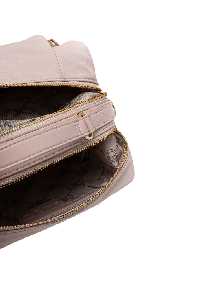 Liu Jo 100% Polyester satchel bag in beige