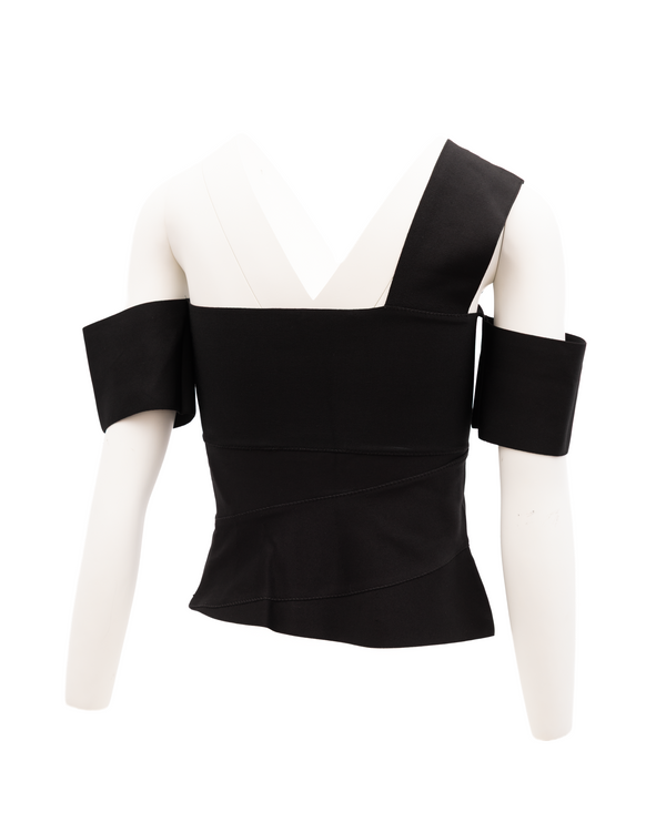Women Viscose Top Black