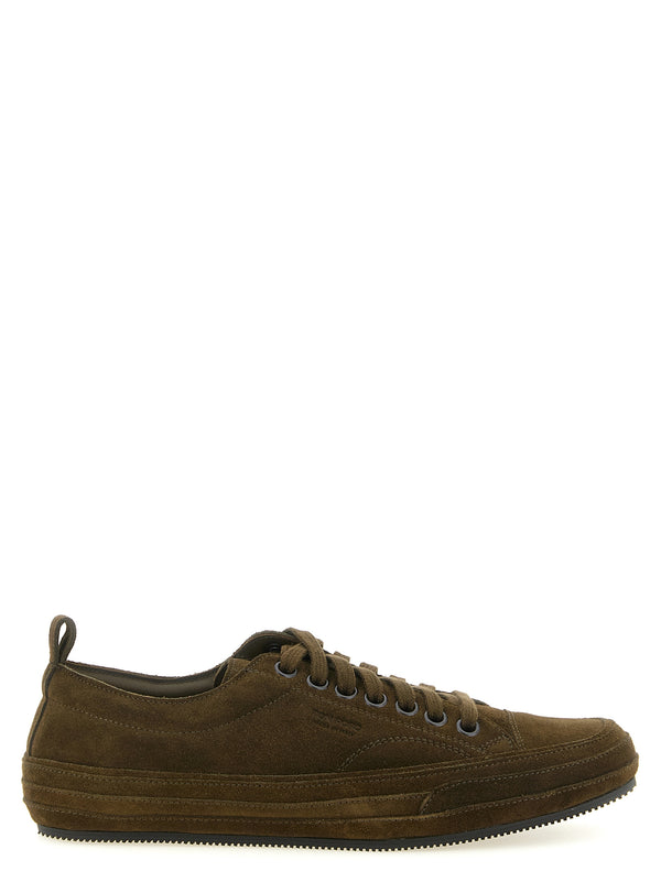 Tom Ford 95% leather sneaker in green