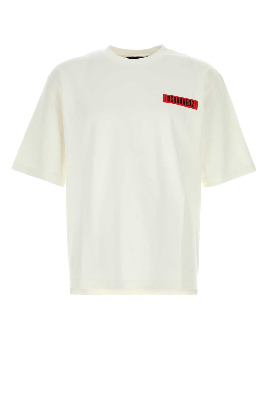 White Cotton T-Shirt Exterior