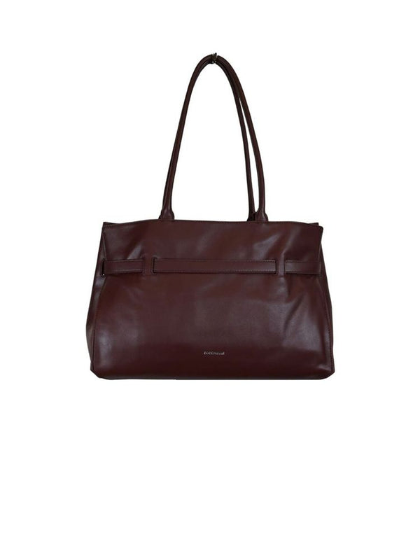 Coccinelle Shopping Bag Berry Bovine Leather / Shopper-bags
