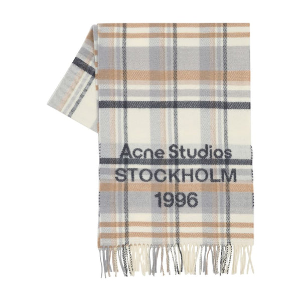Acne Studios wool scarf in beige
