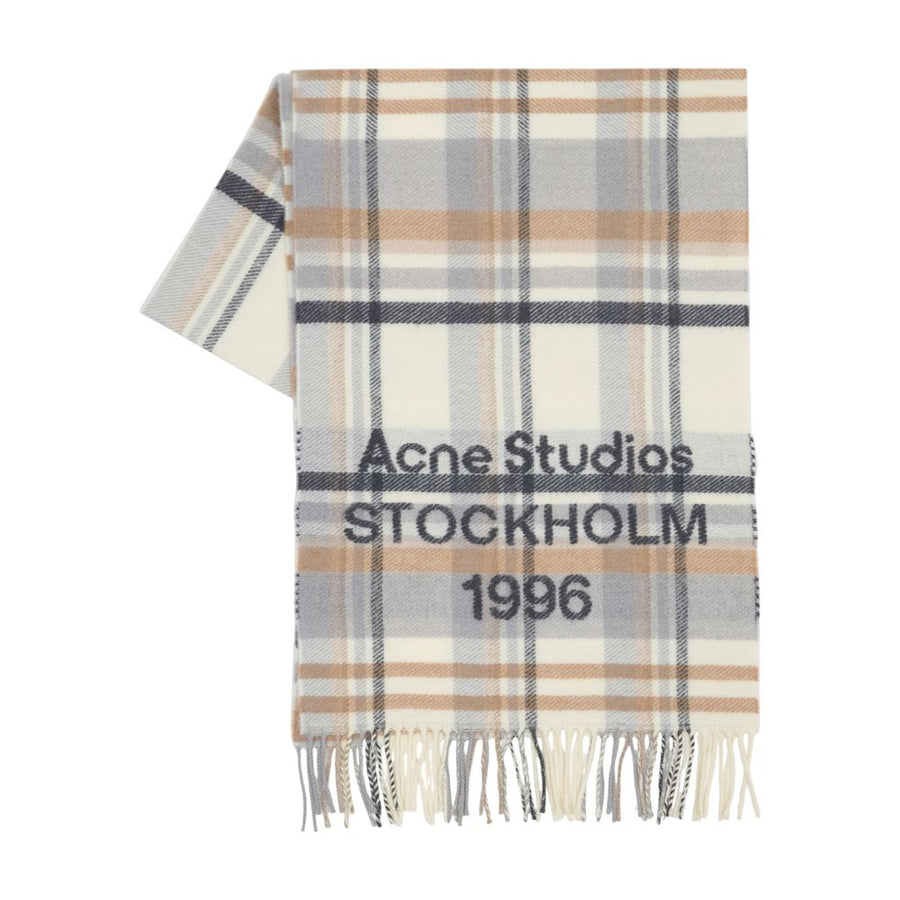 Acne Studios wool scarf in beige