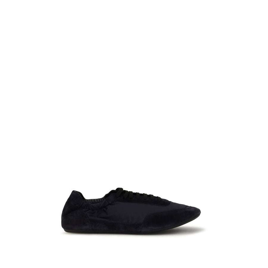 Prada Re-Nylon and suede upper sneaker in navy