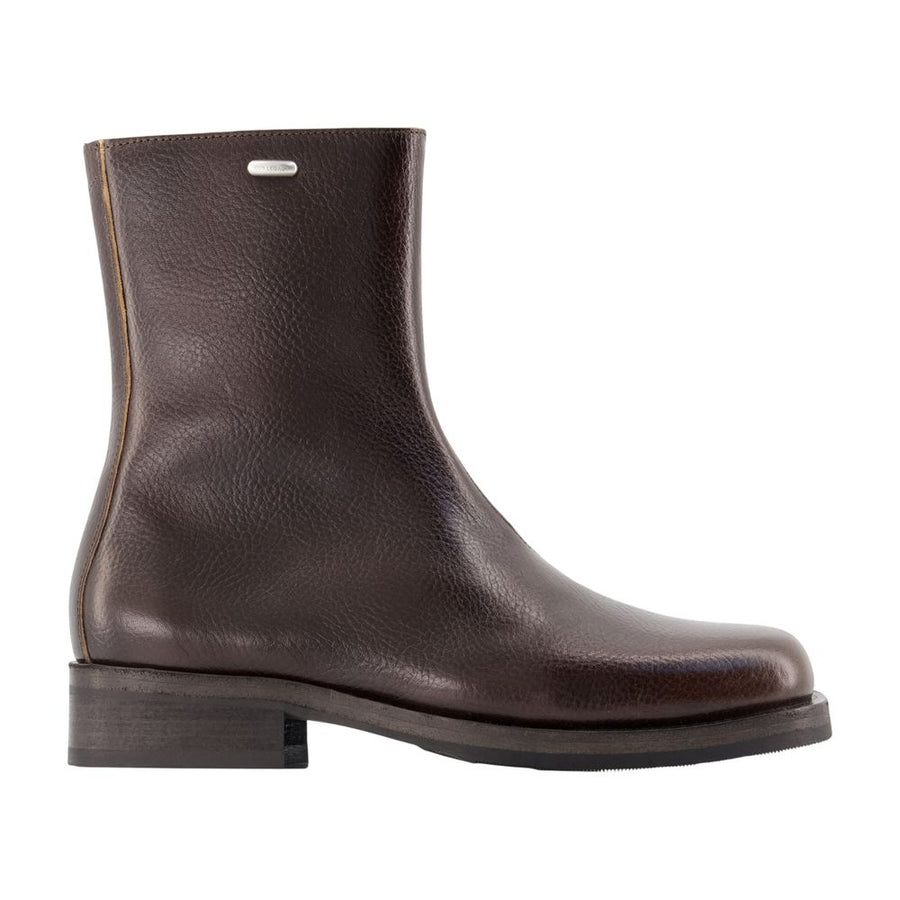 Our Legacy Calfskin ankle boot in brown