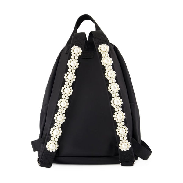Simone Rocha Nylon backpack in black