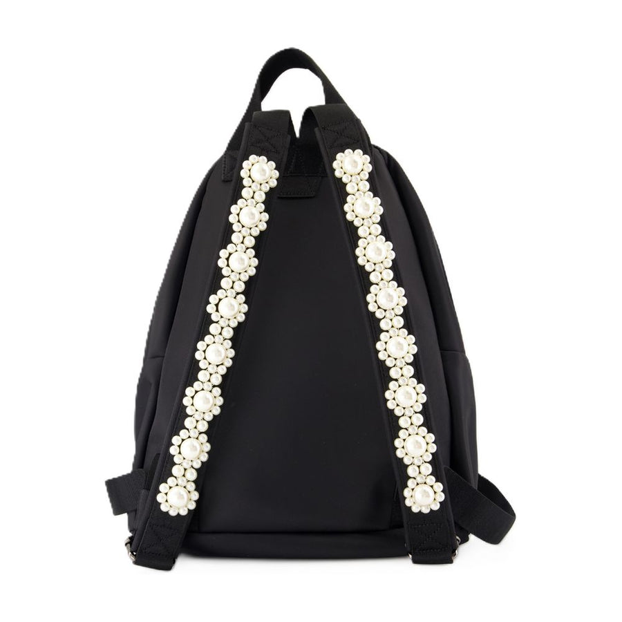 Simone Rocha Nylon backpack in black